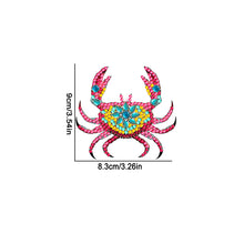 Load image into Gallery viewer, Suncatcher Double Sided Crystal Painting Ornaments for Windows Decor (Crab)
