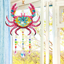 Load image into Gallery viewer, Suncatcher Double Sided Crystal Painting Ornaments for Windows Decor (Crab)
