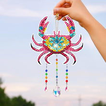 Load image into Gallery viewer, Suncatcher Double Sided Crystal Painting Ornaments for Windows Decor (Crab)
