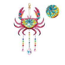 Load image into Gallery viewer, Suncatcher Double Sided Crystal Painting Ornaments for Windows Decor (Crab)
