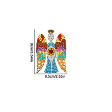 Load image into Gallery viewer, Suncatcher Double Sided Crystal Painting Ornaments for Windows Decor (Angel)
