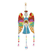 Load image into Gallery viewer, Suncatcher Double Sided Crystal Painting Ornaments for Windows Decor (Angel)

