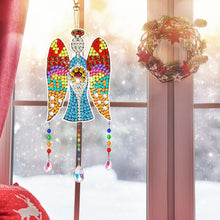 Load image into Gallery viewer, Suncatcher Double Sided Crystal Painting Ornaments for Windows Decor (Angel)
