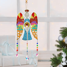 Load image into Gallery viewer, Suncatcher Double Sided Crystal Painting Ornaments for Windows Decor (Angel)
