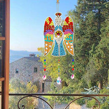 Load image into Gallery viewer, Suncatcher Double Sided Crystal Painting Ornaments for Windows Decor (Angel)

