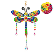 Load image into Gallery viewer, Suncatcher Double Sided Crystal Painting Ornaments for Windows Decor (Dragonfly)

