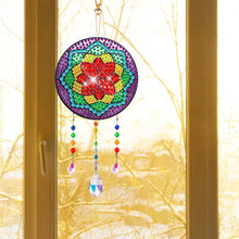 Load image into Gallery viewer, Suncatcher Double Sided Crystal Painting Ornament for Window Decor(Petal Flower)
