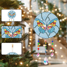 Load image into Gallery viewer, Suncatcher Double Sided Crystal Painting Ornaments for Windows Decor (Butterfly)

