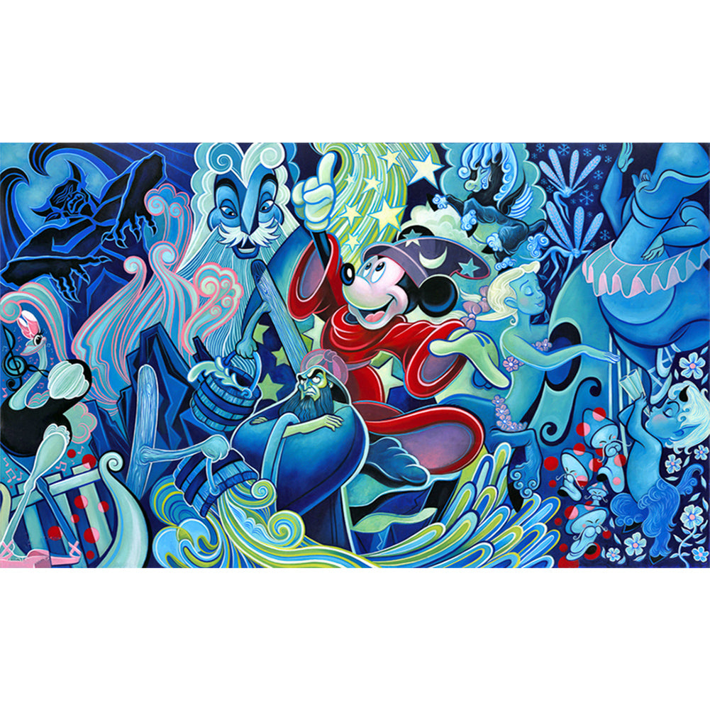 Diamond Painting - Full Round - mickey symphony (50*30CM)