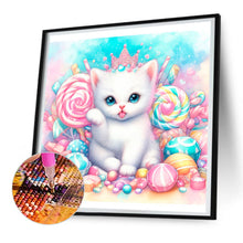 Load image into Gallery viewer, Diamond Painting - Full Round - candy kitten (30*30CM)
