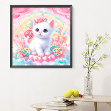 Load image into Gallery viewer, Diamond Painting - Full Round - candy kitten (30*30CM)
