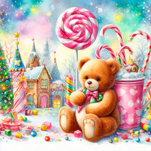 Load image into Gallery viewer, Diamond Painting - Full Round - Candy Bear (30*30CM)

