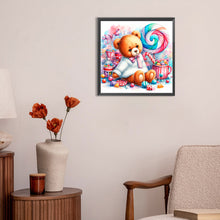 Load image into Gallery viewer, Diamond Painting - Full Round - Candy Bear (30*30CM)
