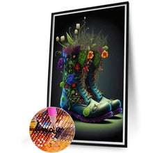 Load image into Gallery viewer, Diamond Painting - Full Square - flowers and boots (40*60CM)
