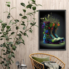 Load image into Gallery viewer, Diamond Painting - Full Square - flowers and boots (40*60CM)
