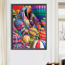 Load image into Gallery viewer, AB Diamond Painting - Full Round - hot air balloons (50*60CM)
