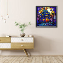 Load image into Gallery viewer, AB Diamond Painting - Full Round - Castle glass painting (40*40CM)
