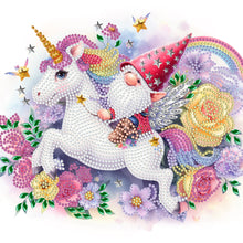 Load image into Gallery viewer, Diamond Painting - Partial Special Shaped - Unicorn Knight Goblin (30*30CM)
