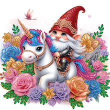 Load image into Gallery viewer, Diamond Painting - Partial Special Shaped - Unicorn Knight Goblin (30*30CM)
