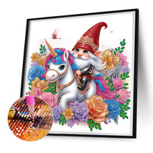 Load image into Gallery viewer, Diamond Painting - Partial Special Shaped - Unicorn Knight Goblin (30*30CM)
