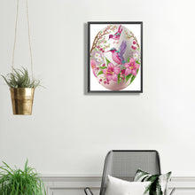 Load image into Gallery viewer, Diamond Painting - Partial Special Shaped - Easter egg hummingbird (30*40CM)
