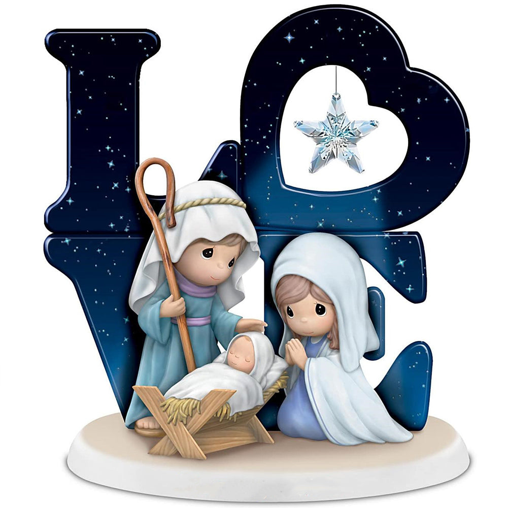 Diamond Painting - Full Round - precious moments doll (30*30CM)