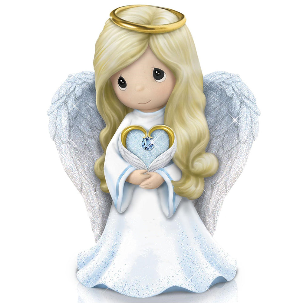Diamond Painting - Full Round - Precious Moments Doll Jesus Angel (30*40CM)