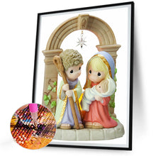 Load image into Gallery viewer, Diamond Painting - Full Round - Precious Moments Doll Jesus Angel (30*40CM)
