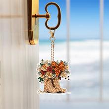 Load image into Gallery viewer, 6 PCS Flower Boots Double Sided Diamond Painting Keychain for Beginners Adults
