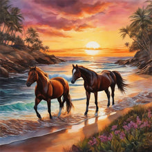 Load image into Gallery viewer, Diamond Painting - Full Round - horse (30*30CM)
