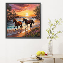 Load image into Gallery viewer, Diamond Painting - Full Round - horse (30*30CM)
