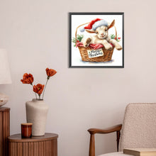Load image into Gallery viewer, Diamond Painting - Full Round - Christmas lamb (30*30CM)
