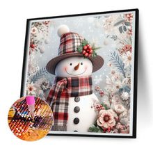 Load image into Gallery viewer, Diamond Painting - Full Round - Christmas snowman (30*30CM)
