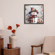 Load image into Gallery viewer, Diamond Painting - Full Round - Christmas snowman (30*30CM)
