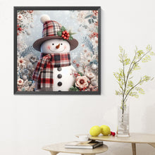 Load image into Gallery viewer, Diamond Painting - Full Round - Christmas snowman (30*30CM)
