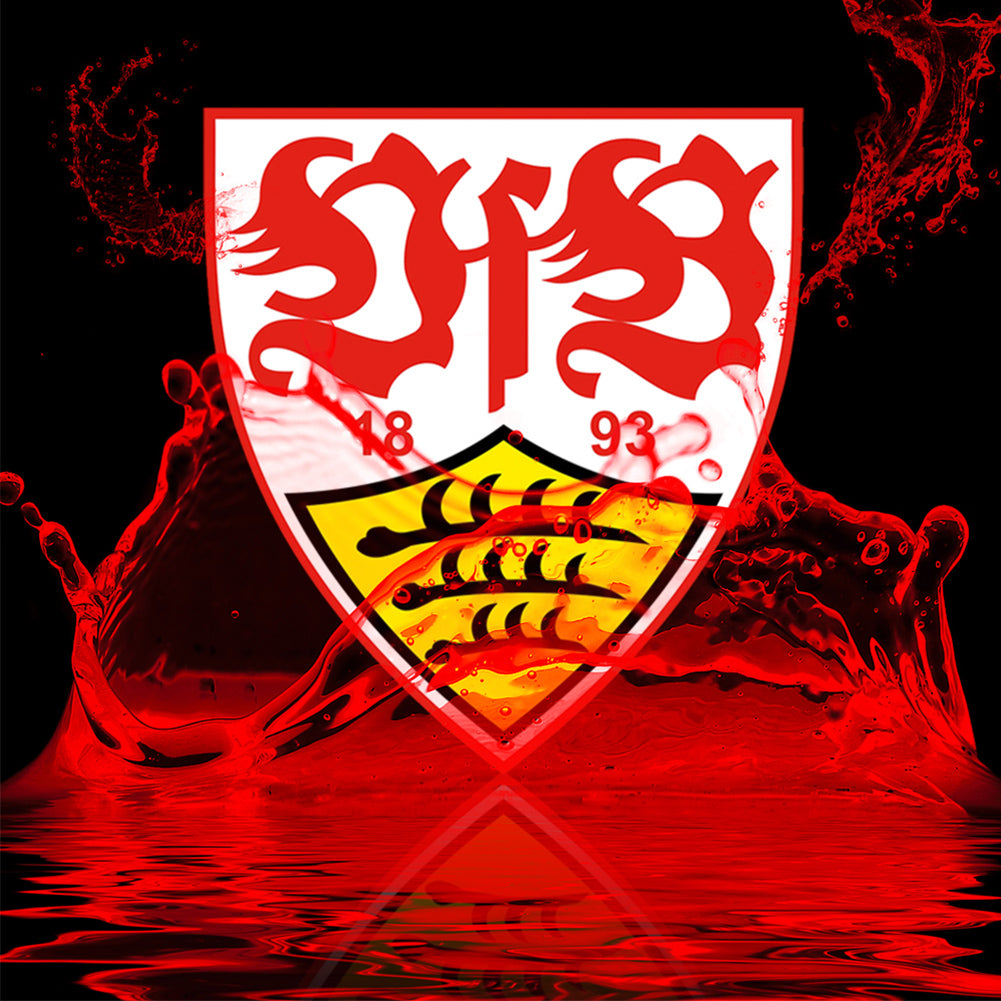 Diamond Painting - Full Round - stuttgart football club logo (40*40CM)