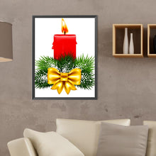 Load image into Gallery viewer, Diamond Painting - Full Round - Christmas candles (30*40CM)
