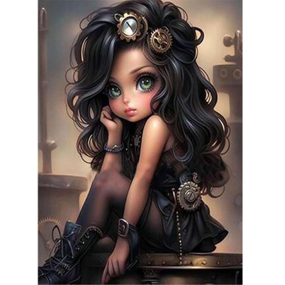 Diamond Painting - Full Square - girl (30*40CM)