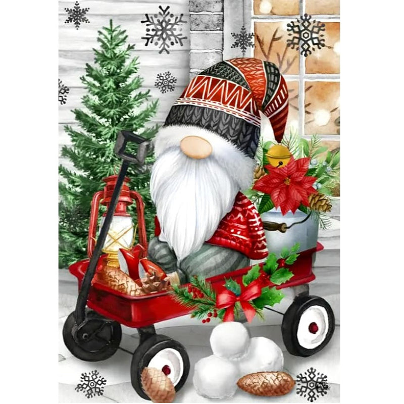 Diamond Painting - Full Square - christmas gnome (40*50CM)