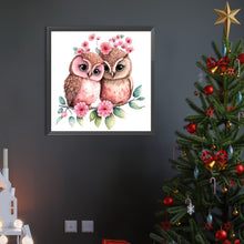 Load image into Gallery viewer, AB Diamond Painting - Full Round - owl (40*40CM)
