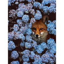 Load image into Gallery viewer, Diamond Painting - Full Round - Hydrangea and fox (30*40CM)
