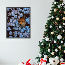 Load image into Gallery viewer, Diamond Painting - Full Round - Hydrangea and fox (30*40CM)
