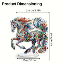 Load image into Gallery viewer, Diamond Painting Desktop Decoration for Office Desktop Decor (Gorgeous Horse)
