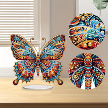 Load image into Gallery viewer, Diamond Painting Desktop Decoration for Office Desktop Decor(Gorgeous Butterfly)
