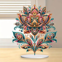 Load image into Gallery viewer, Diamond Painting Desktop Decoration for Office Desktop Decor (Gorgeous Flower)

