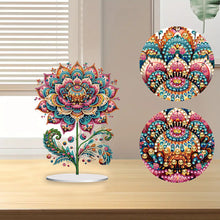 Load image into Gallery viewer, Diamond Painting Desktop Decoration for Office Desktop Decor (Gorgeous Flower)
