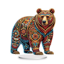 Load image into Gallery viewer, Diamond Painting Desktop Decoration for Office Desktop Decor (Gorgeous Bear)
