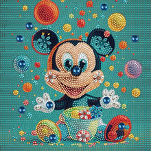 Load image into Gallery viewer, Diamond Painting - Partial Special Shaped - cartoon mickey (30*30CM)
