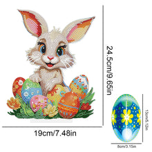 Load image into Gallery viewer, DIY Diamond Painting Desktop Ornaments Kit for Office Decor (Easter Egg Bunny)
