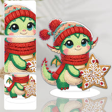 Load image into Gallery viewer, Baby Dinosaur Round Diamond Painting Desktop Decoration for Office Desktop Decor
